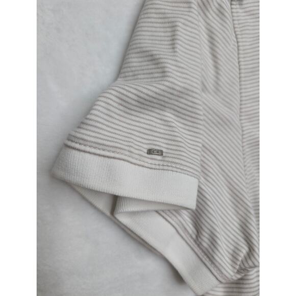 Calvin Klein Liquid Touch Mens Polo Shirt - XL Stripe - Picture 5 of 6